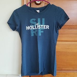 Blue Hollister Surf T-Shirt - M